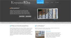 Desktop Screenshot of krzysztofklos.pl